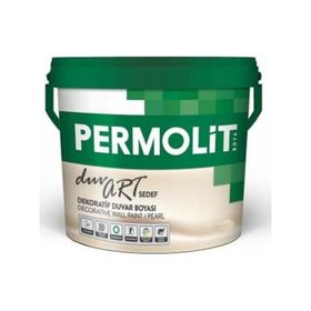 Permolit Altın 0.75 L Duvart Sedef Dekoratif Duvar Boyası