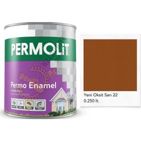 Permolit Enamel Oksit Sarı 0,25 lt Sentetik Yağlı Boya