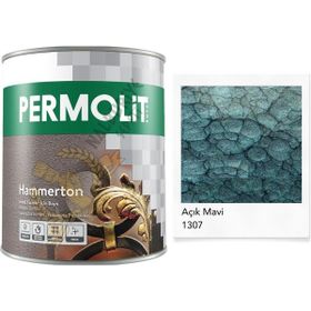 Permolit Hammerton Açık Mavi 0.75 lt Dekoratif Metal Boyası