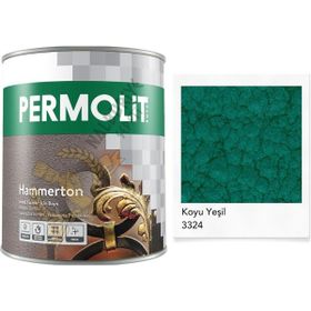 Permolit Hammerton Koyu Yeşil 2.5 lt Dekoratif Metal Boyası