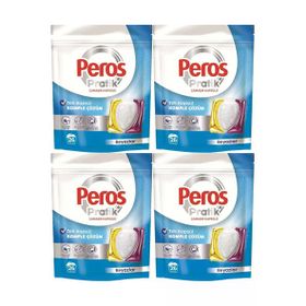 Peros Pratik Matik 4x26 104 Adet Beyaz Çamaşır Deterjanı Kapsülü Tableti