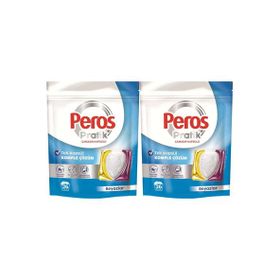 Peros Pratik Matik 52 Adet 2x26 Beyazlar Çamaşır Deterjanı Kapsülü Tableti