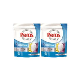 Peros Pratik Matik 52 Adet 2x26 Beyazlar Çamaşır Deterjanı Kapsülü Tableti