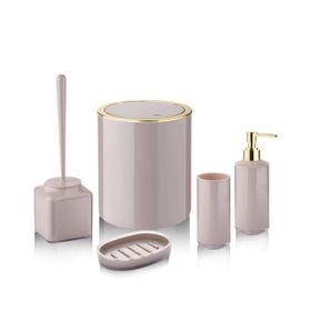 Perotti 031105013 Siyah Luna Gold Kovalı Banyo Takımı