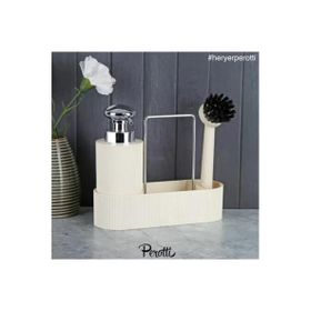 Perotti 13185 Lisbone Silver Krem Oval Mutfak Seti