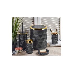 Perotti 13222 Taupe Gold Diamond 5'li Akrilik Plastik Banyo Seti