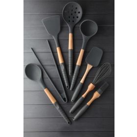 Perotti 13309 Maestro Gri 8 Parça Silikon Mutfak Seti