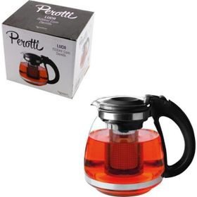 Perotti 1500 ml Cam Demlik Süzgeçli Ml Bitki Demliği