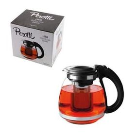 Perotti 1500 ml Cam Demlik Süzgeçli Ml Bitki Demliği