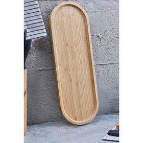 Perotti 45x16 cm Bamboo Oval Sunum Tepsisi