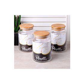 Perotti 800 Ml Dario Bambu Kapaklı Kavanoz
