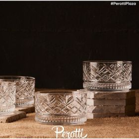 Perotti Çerezlik 220 ml 4'lü Kristal Cam Kase Takımı