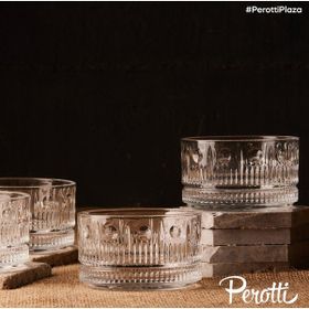 Perotti Çerezlik 220 ml 4'lü Kristal Cam Kase Takımı
