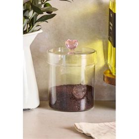 Perotti Hearts 750 ml 10x12 cm Borosilikat Cam Kavanoz