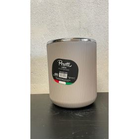 Perotti Lisbone Klik Kapak 6,5 lt Taş Gri Çöp Kovası