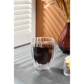 Perotti Stripe 350 ML Çift Cidarlı Bardak