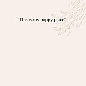 Perotti This İs My Happy Place Capone Kaşıklı ve Bambu Kapaklı Cam Kupa