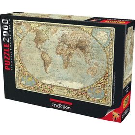 Perre 3935 Anatolian 2000 Parça Dünya Haritası Puzzle