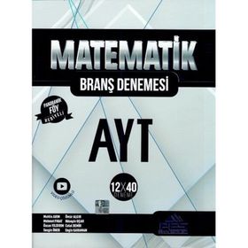 Pes Yayınları AYT Matematik 12X40 Denemeleri