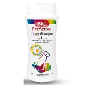 Pet Active Papatya Özlü Buğday Proteinli 400 ml Yavru Köpek Şampuanı