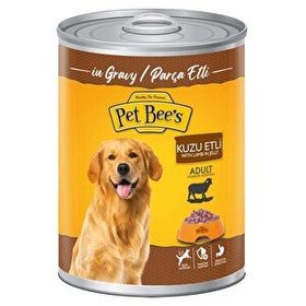 Pet Bee's 400 gr Soslu Kuzulu Yetişkin Köpek Konserve