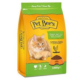 Pet Bee's Kısır Tavuklu 1000 gr Kuru Kedi Maması