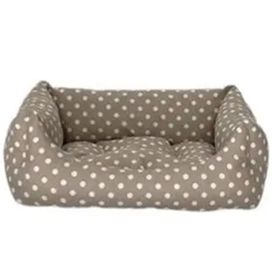 Pet Comfort 40x50 cm Uniform Bej Puantiyeli Kedi ve Köpek Yatağı