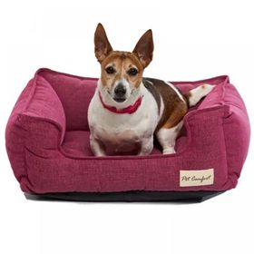 Pet Comfort 50x60 cm Pembe Alpha Mirandus 33 Küçük Irk Köpek ve Kedi Yatağı