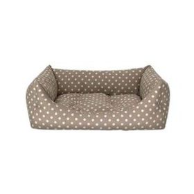 Pet Comfort 50x60 cm Uniform Bej Puantiyeli Kedi ve Köpek Yatağı