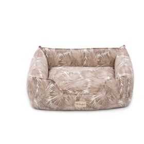 Pet Comfort Alpha Açık Kahverengi Beyaz M 80x65 cm Köpek Yatağı