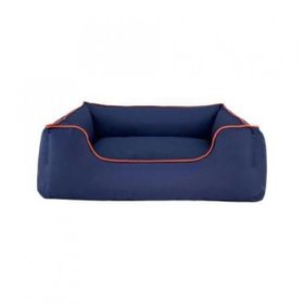 Pet Comfort Alpha Lacivert W Turuncu Biye L 105x85 cm Köpek Yatağı