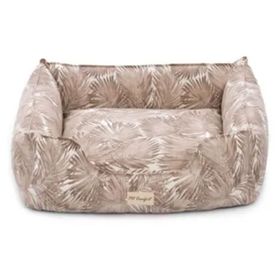 Pet Comfort Alpha Merta 85x105 cm L Açık Kahverengi-Beyaz Köpek Yatağı