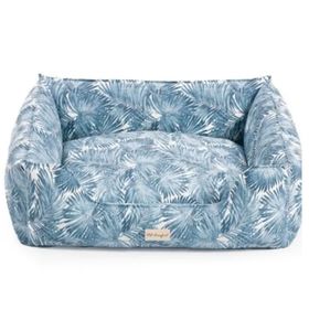 Pet Comfort Alpha Merta Mavi-Beyaz L 85x105 cm Köpek Yatağı