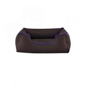 Pet Comfort Alpha Outdoor Kahverengi W Mor Biye 80x65 cm Köpek Yatağı