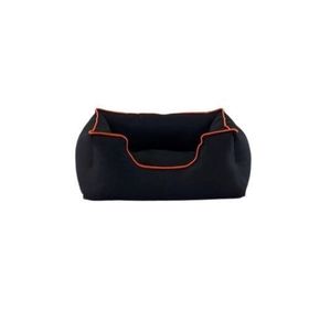 Pet Comfort Alpha Siyah W Turuncu Biye S 60x50 cm Kedi ve Köpek Yatağı