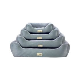 Pet Comfort Bravo Duo Gri Gri Peluş XL 105x80 cm Köpek Yatağı