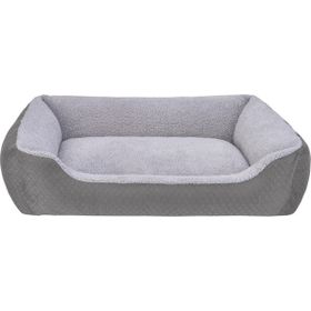 Pet Comfort Bravo Duo L Gri 90x70 cm Peluş Köpek Yatağı