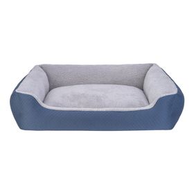 Pet Comfort Bravo Duo Mavi Gri XL Peluş Köpek Yatak