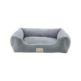 Pet Comfort Bravo Duo Mirinda Gri Peluş 75x60 cm Köpek Yatağı