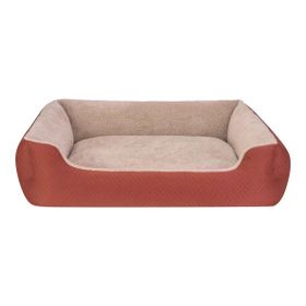 Pet Comfort Bravo Duo Tarçın/Bej XL 105x80 cm Köpek Yatağı