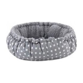 Pet Comfort Çift Taraflı Gri Dot Peluş 60 cm 21051 Sunflower Kedi ve Köpek Yatağı