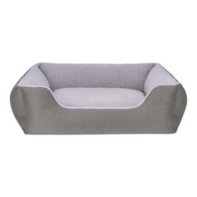 Pet Comfort Echo 105x80 cm Large Gri Peluş Köpek Yatağı