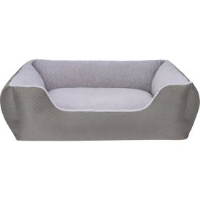 Pet Comfort Echo 105x80 cm Large Gri Peluş Köpek Yatağı