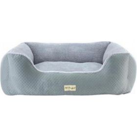 Pet Comfort Echo Mirinda Açık Gri 105x80 cm Large Peluş Kedi ve Köpek Yatağı