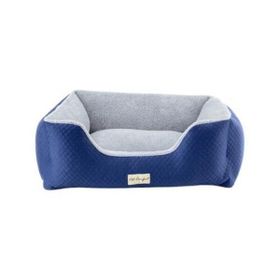 Pet Comfort Echo Mirinda Gri Mavi 80x65 cm Medium Peluş Kedi ve Köpek Yatağı