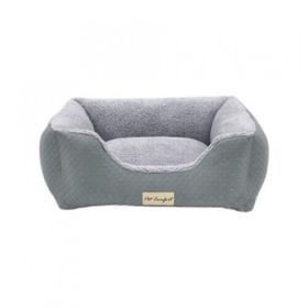 Pet Comfort Echo Mirinda Gri Peluş 60x50 cm Köpek Yatağı