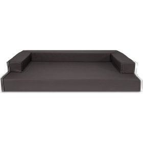 Pet Comfort Gloria Sofa Kahverengi XL 90x65x8 cm Su Geçirmez Köpek Yatağı
