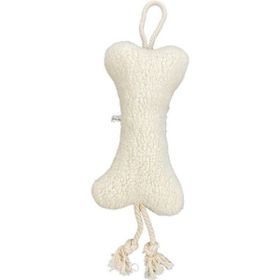Pet Comfort İpli Peluş Kemik Krem 30 cm Köpek Oyuncağı