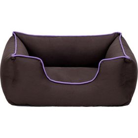 Pet Comfort Kahverengi w Mor Biye S 60x50 cm 21051 Alpha Kedi ve Köpek Yatağı