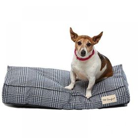 Pet Comfort Lima Lacivert Kareli 70x40 cm Köpek Yatağı